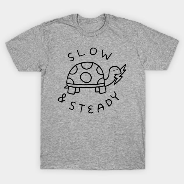 Slow and Steady Turtle T-Shirt by jpcoovert